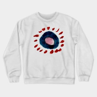 round blue and red - galaxy Crewneck Sweatshirt